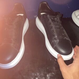 Alexander McQueen Black and White Sneakers
